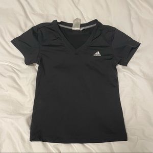 Black Fitted Workout Top